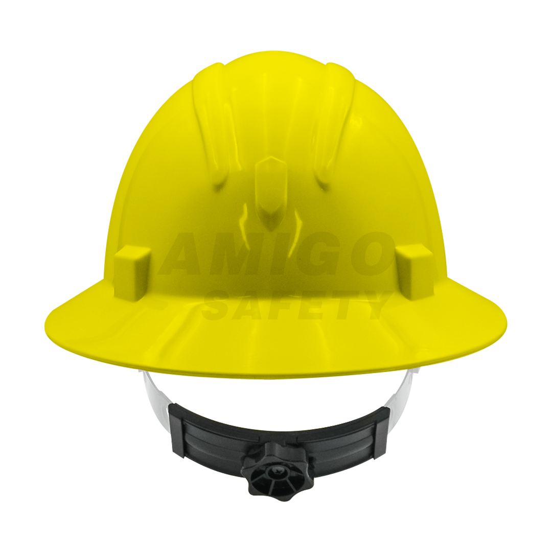 Casco Ala Ancha con Suspensión Matraca de 4 Puntos LAMIRA Amarillo AS-4460 ... - 2
